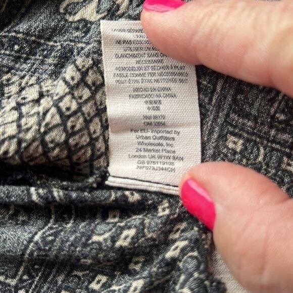 Free People Boho Open Front Printed Kimono Cardigan Lightweight Womens Sz XS/S - Picture 7 of 12